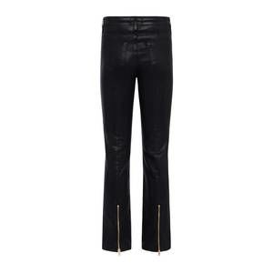 New with Tags. L'AGENCE Midnight Black Straight Leg Coated Jeans
